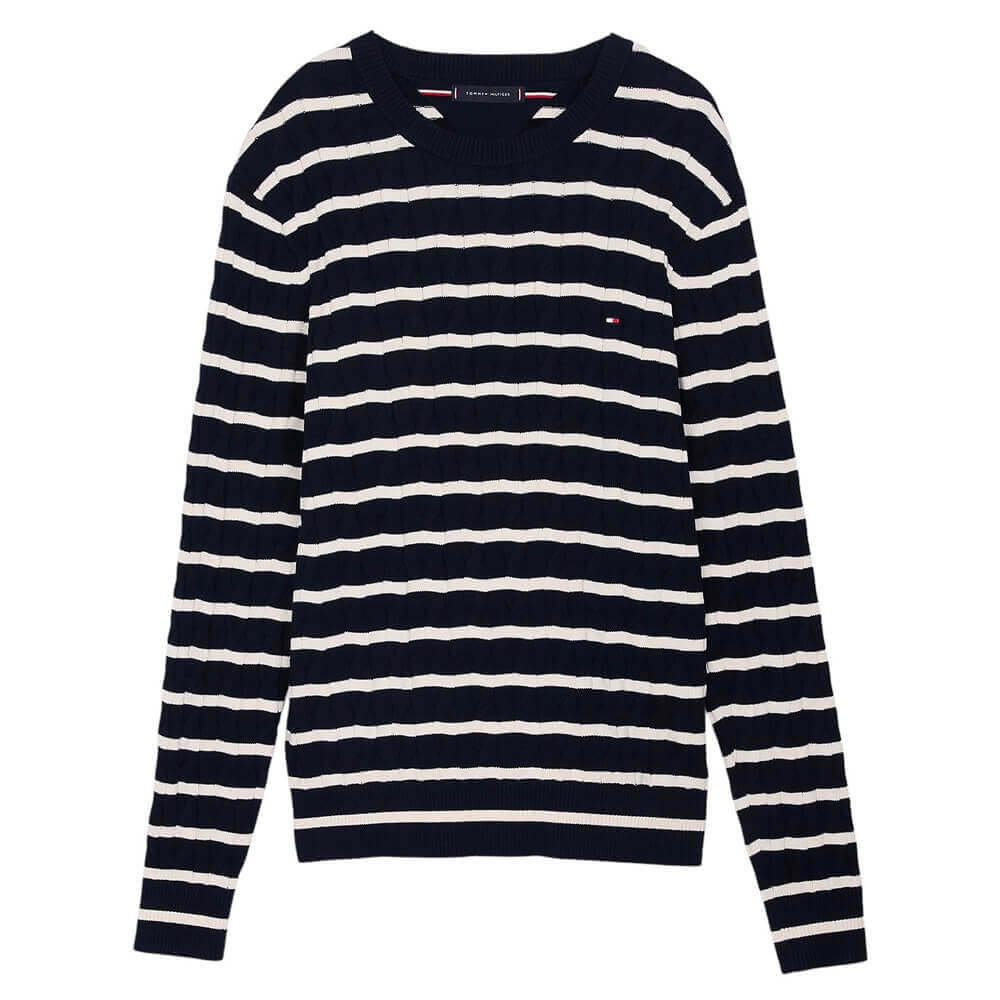 Tommy Hilfiger Cable Knit Crew Neck Jumper